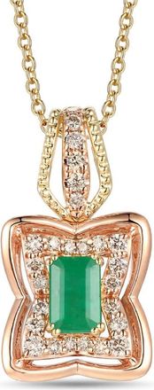 Le Vian Ladies Emerald Cut Necklaces set in 14K Two Tone Gold