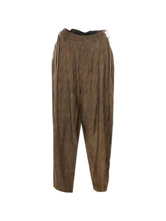 Uma Wang Priya Hose mit geometrischem Muster