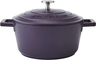 MasterClass Cacerola De Aluminio Fundido, Color Morado, 20 Cm, 2,5 L, En Caja De Regalo