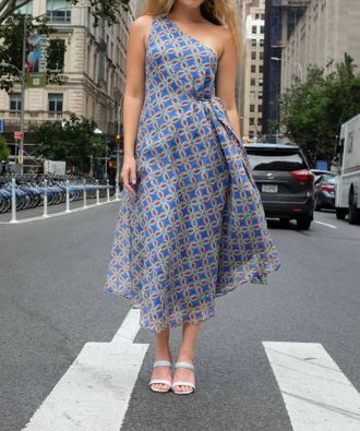 Rujuta Sheth Ana Midi Dress In Tulum Print