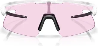 Oakley Gender Inclusive RSLV Lite 150mm Rectangle Sunglasses in Matte Clear/prizm Low Light at Nordstrom