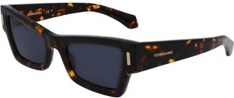 Ferragamo Brown Acetate Womens Sunglasses