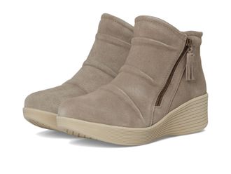 Skechers Womens Parallel Lite Ankle Boots, Dark taupe, 6 UK