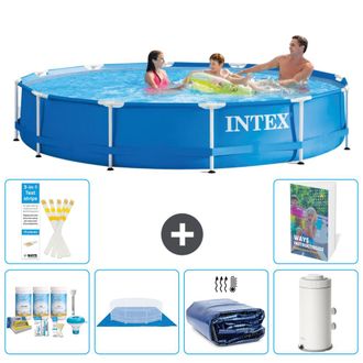 Intex Piscina Con Estructura Redonda - 366x76 Cm - 7-piezas S115