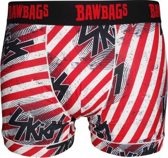 Bawbags Skids Technical Boxer Shorts - 2XL Red