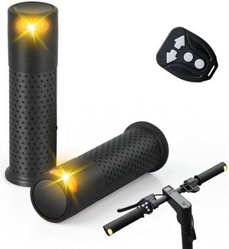 No Brand Intermitente Para Bicicleta - Luz Intermitente Para Patinete El&eacute;ctrico - Luz Para Manillar - Carga Usb - Control Remoto Inal&aacute;mbrico - Resistente Al Ag