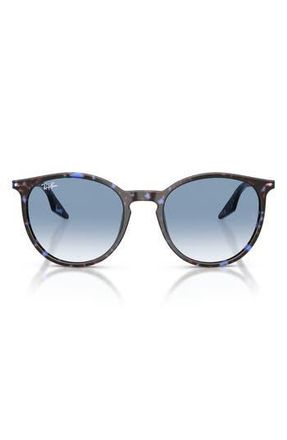 Ray-Ban 54mm Polarized Gradient Round Sunglasses in Blue Havana at Nordstrom Rack