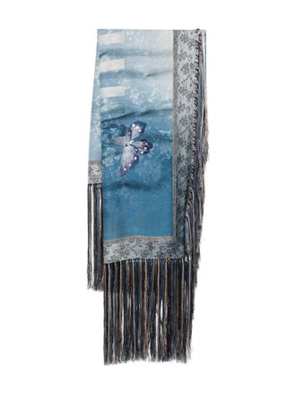 Pierre-Louis Mascia Womens Scarfs Clear Blue