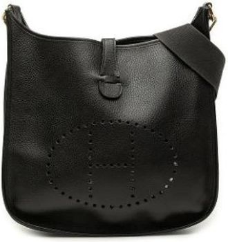 Herm&egrave;s Pre-owned Evelyne I 33 - Dames - Vintage Schoudertas - Zwart - ONE Size - Leer - Vintage