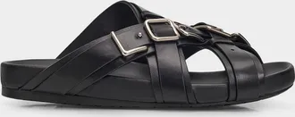 Loewe Men & apos;s Type Fussbett Leather Sandals