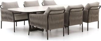 Suns Fiave/Palermo 280cm low dining tuinset 7-delig