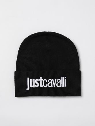Just Cavalli Cappello Just Cavalli in misto lana con logo ricamato