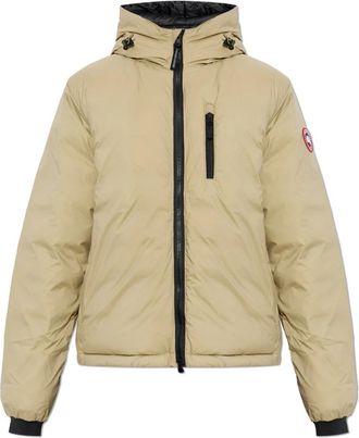 Canada Goose Lodge Hoody - Heren - Gewatteerde jassen - Beige - XL - Leer - Jassen