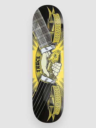 Creature Gravette Truce 8.3 Skateboard Deck geel