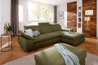 HOME AFFAIRE Polsterhocker »Mauritius« passend zur Mauritius-Serie, auch mit Soft clean-Bezug