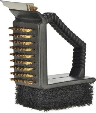 OEM Cepillo Y Esponja De Acero Inoxidable 3 En 1 Para La Limpieza De Parrillas