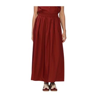 Lina Locchi Ll-Adele Maxi Rok - Dames - Rokken - Rood - Maat: L