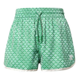 adidas (WMNS) adidas Adicolor High Waist Monogram Short Green IK7888