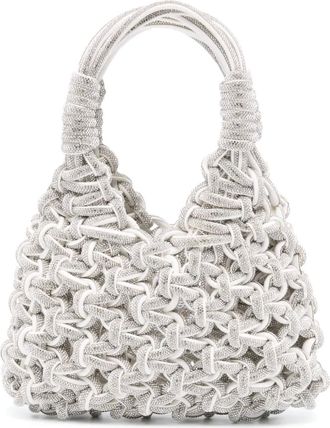 Hibourama Bags Borsa tote Vannifique con decorazione - Argento