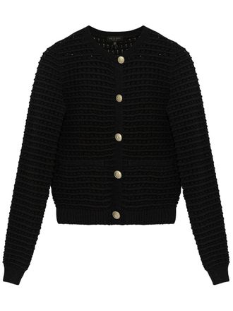 Rag & Bone Cardigan Marlee a coste - Nero