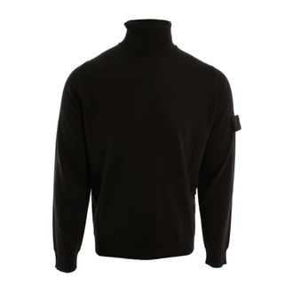 Stone Island Turtlenecks, male, Brown, Size: S Ghost Turtleneck