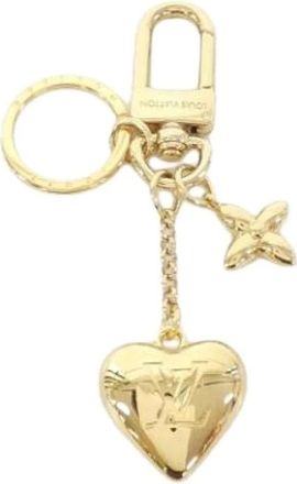Louis Vuitton Pre-owned Accessories, female, Yellow, Size: ONE SIZE Pre-owned Canvas Key-holder