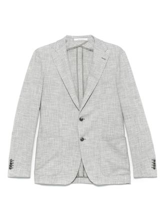 Tagliatore mélange-effect blazer - Grey