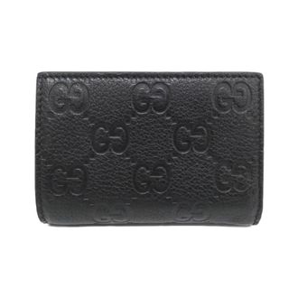 Gucci Black Leather Wallet (Tri-Fold) (Pre-Owned)