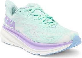 Hoka One One Clifton 9 Running Shoe in Sunlit Ocean/Lilac Mist at Nordstrom Rack, Size 10.5