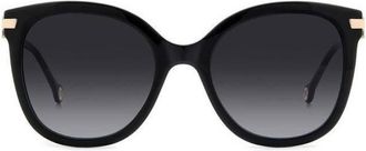Carolina Herrera Grey Shaded Square Ladies Sunglasses HER 0134/S 0807/9O 55