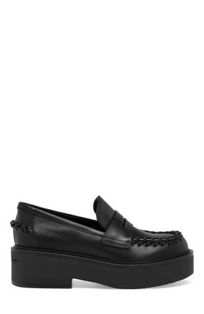 Gianvito Rossi Yuna Loafer Mocassin in Black Calf Leather at Nordstrom, Size 41.5