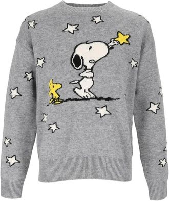 MC2 Saint Barth Tessa Sweater - Dames - Ronde hals truien - Grijs - XS - Wol - Truien & Vesten