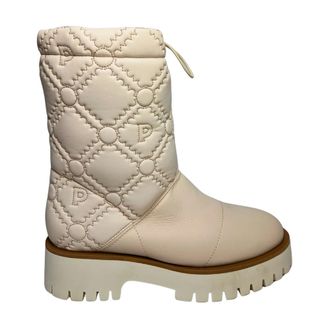 Pollini Winter Boots, female, White, Size: 10 US stivali e stivaletti Nylon