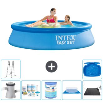 Intex Piscina Easy Set Redonda - 244x61 Cm - 8-piezas S40806