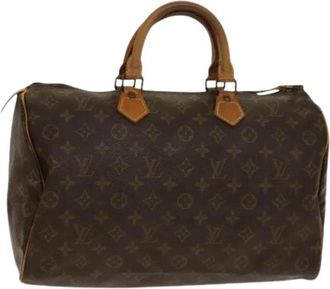 Louis Vuitton Pre-owned Handbags, female, Brown, Size: ONE SIZE Pre-owned Vintage Canvas Handbag