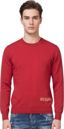 Dsquared2 Red Crew Neck Sweater