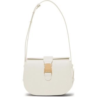 Senreve Cadence Crossbody Pebbled Leather Handbag in Cream at Nordstrom