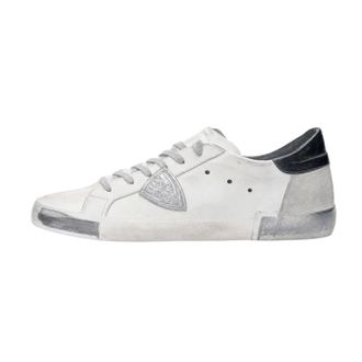Philippe Model Prsx Sneakers - Heren - Schoenen - Wit - Maat: 40 EU Leer