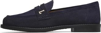 Loriblu Suede Loafers - Dames - Loafers - Blauw - 40 EU - Leer - Schoenen