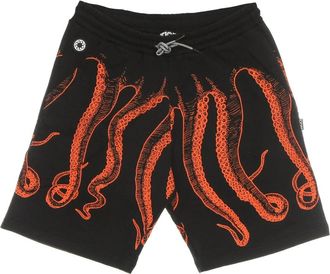 Octopus Outline Sweatshorts - Heren - Korte Broeken - Veelkleurig - XL - Katoen - Korte Broeken
