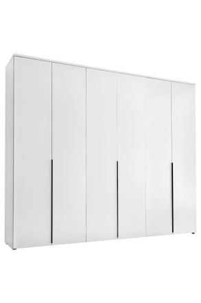 CARRYHOME Drehtürenschrank, Weiß, Kunststoff, 3 Fächer, 0 Schubladen, 270x225x52 cm, Schlafzimmer, Komplette Schlafzimmer und Serien, Schlafzimmerserien