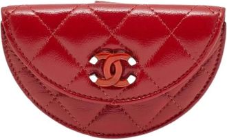 Chanel Pre-owned Mini Bags, female, Red, Size: ONE SIZE Pre-owned Leather Mini Bag