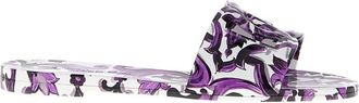 Dolce & Gabbana Purple Slip On Slides