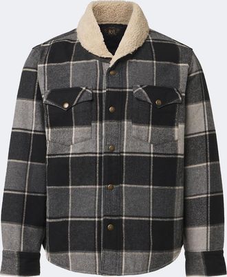 Ralph Lauren Giacca camicia imbottita in twill di cotone