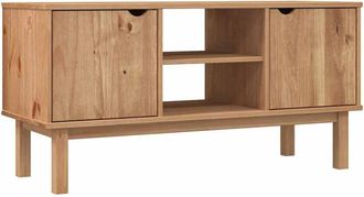 vidaXL Mueble De Tv Otta Madera Maciza De Pino 113,5x43x57 Cm Vidaxl