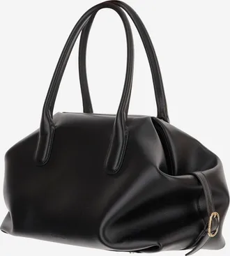Themoir&egrave; Womens Shoulder Bag Talia Black Vegan Leather