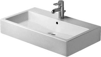 Duravit Duravit - Lavabo Vero 700mm, Pulido Con Rebosadero, Con Banco De