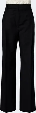 R&oacute;he R&oacute;he Wool and mohair wide-leg pants