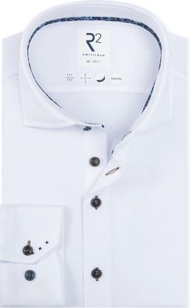 R2 Amsterdam Heren, Overhemden, Wit, Maat: 3XL