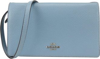 Coach Blue Leather Chain/Shoulder Wallet (Pre-Owned)